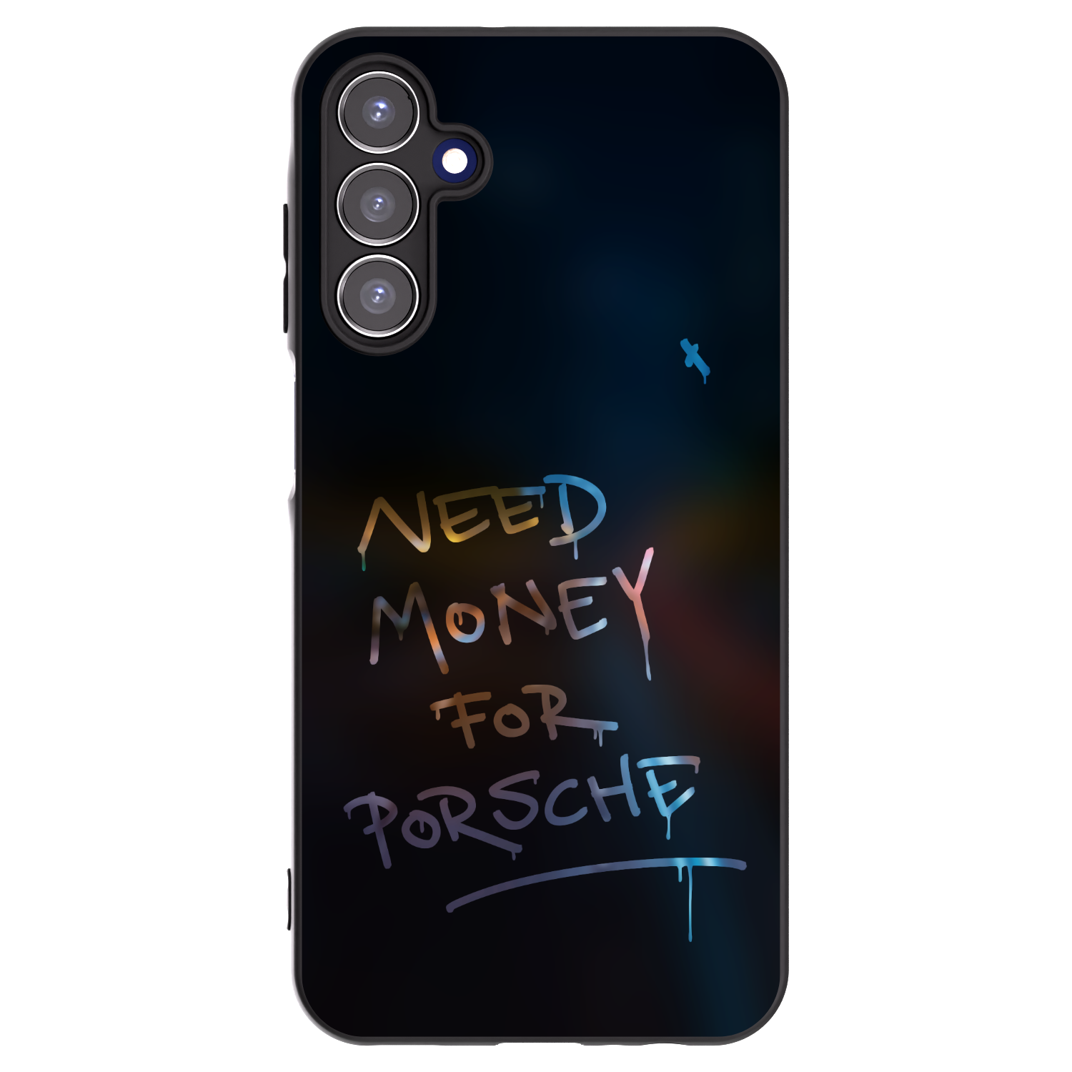 Picasee silikónový čierny obal pre Samsung Galaxy A15 A155F 4G - Neon Nights
