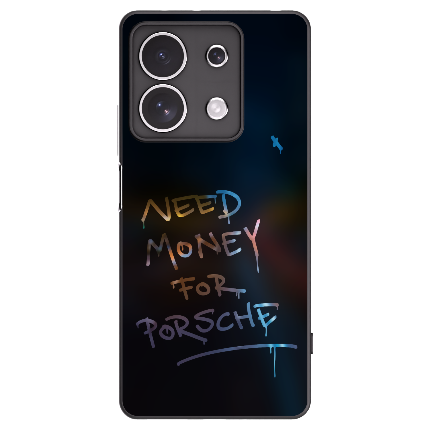 Picasee silikónový čierny obal pre Xiaomi Redmi Note 13 4G - Neon Nights