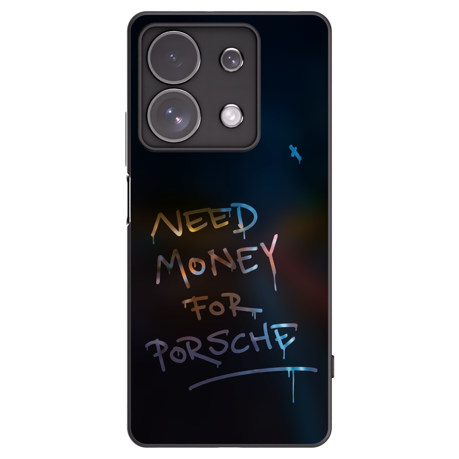 Silikónový čierny obal pre Xiaomi Redmi Note 13 Pro 4G - Neon Nights