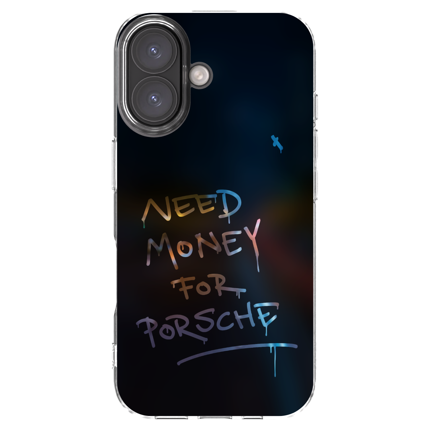Silikónový prehľadný obal pre Apple iPhone 16 - Neon Nights