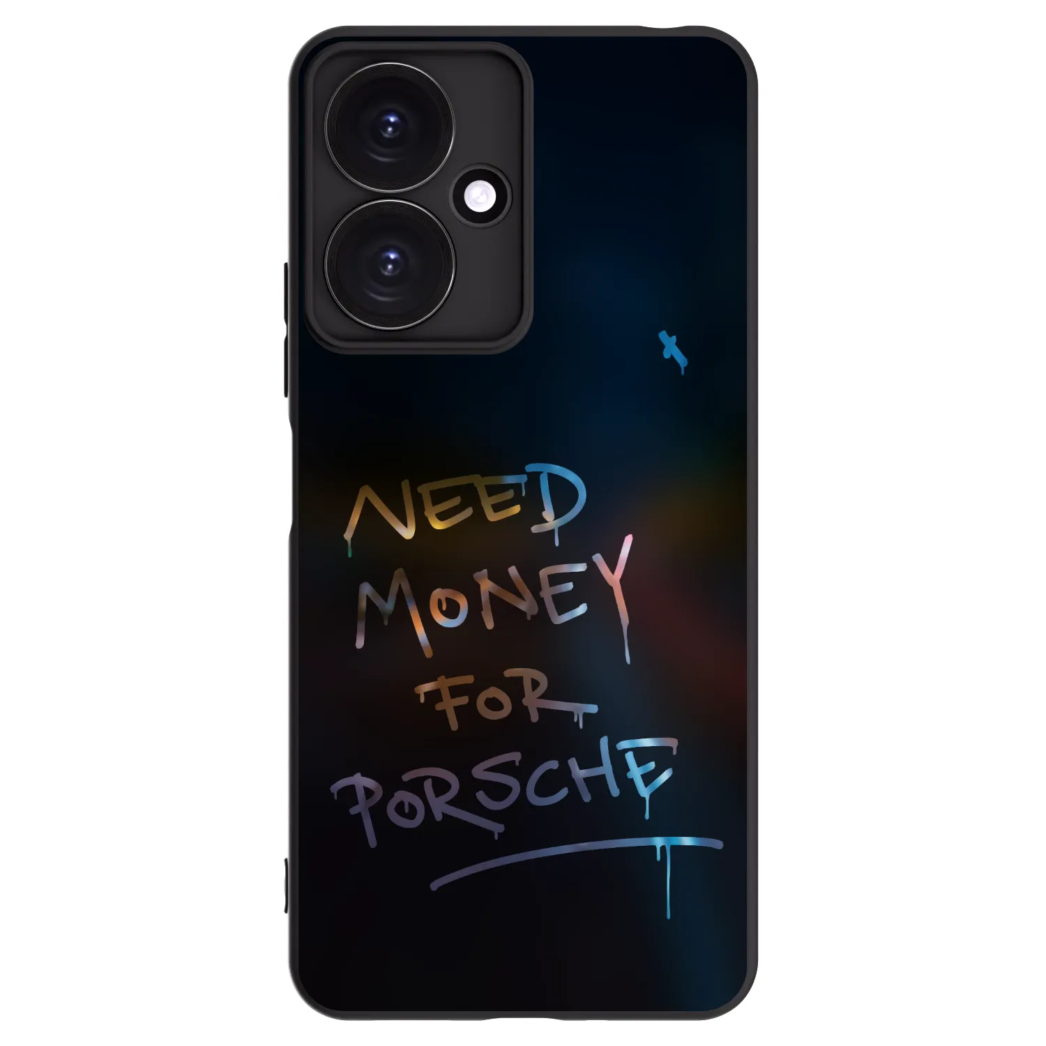 Picasee silikónový čierny obal pre Xiaomi Redmi 13C 5G - Neon Nights