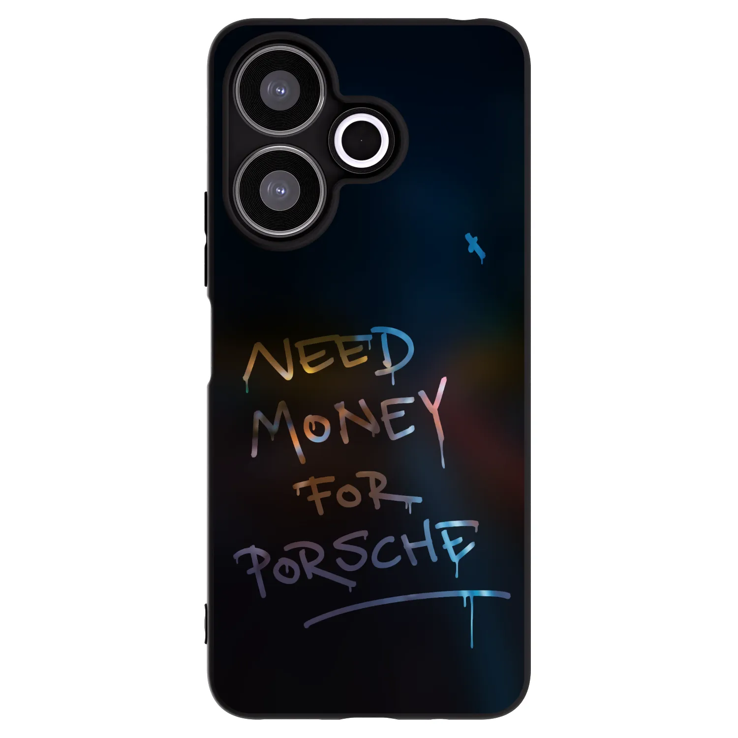Silikónový čierny obal pre Xiaomi Redmi 13 4G - Neon Nights