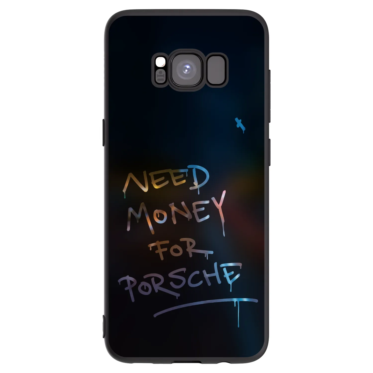Picasee silikónový čierny obal pre Samsung Galaxy S8 G950F - Neon Nights