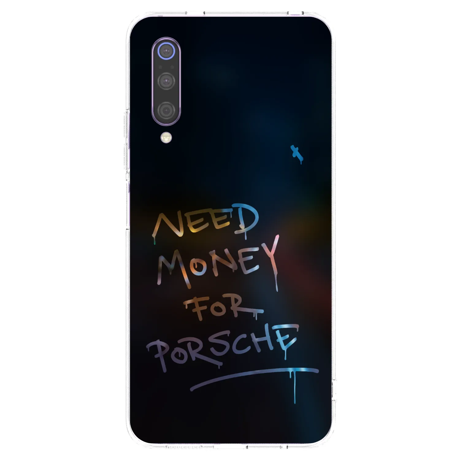 Picasee silikónový prehľadný obal pre Xiaomi Mi 9 - Neon Nights