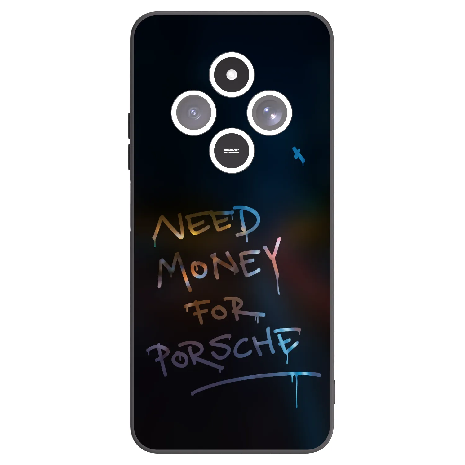 Picasee silikónový čierny obal pre Xiaomi Redmi 14C - Neon Nights