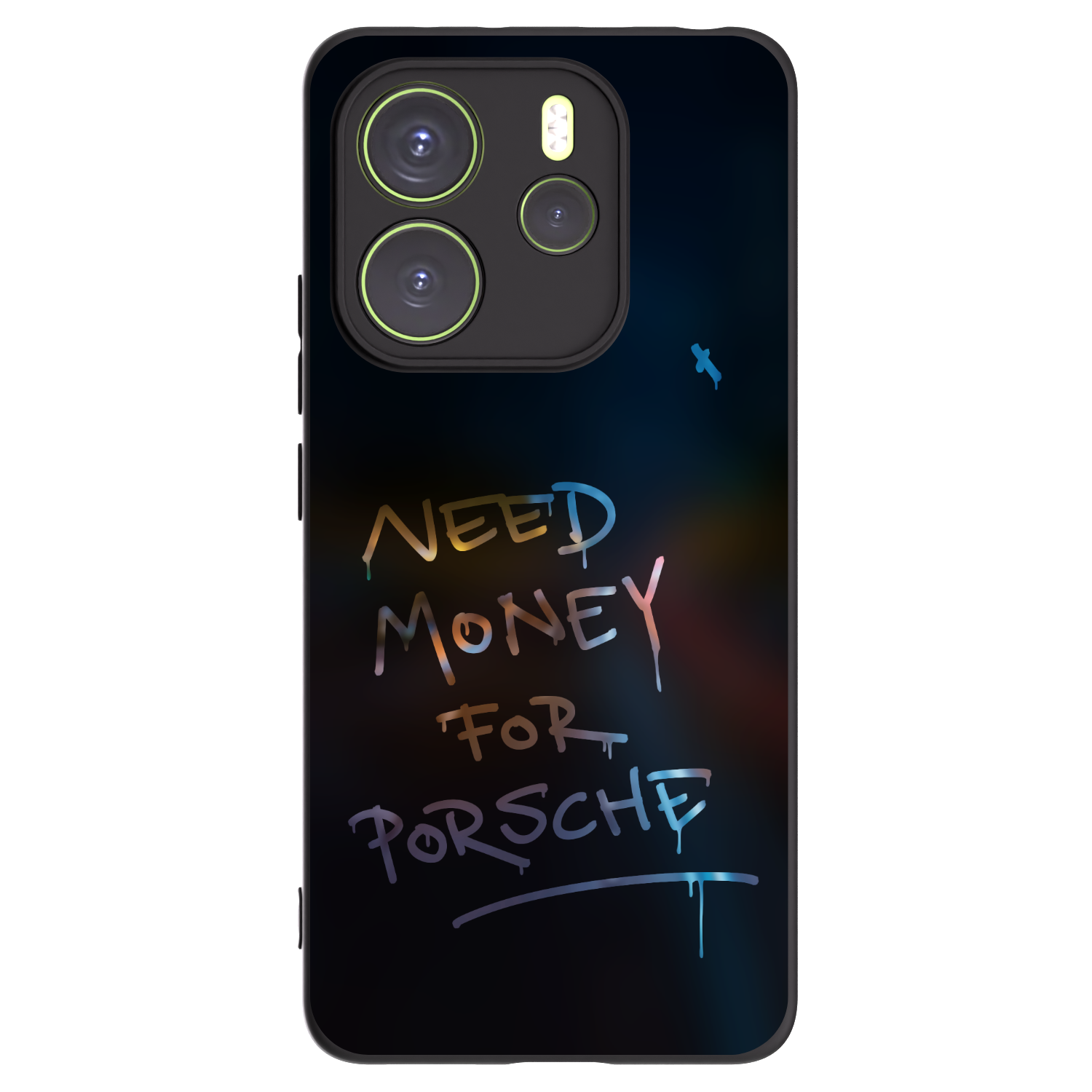Picasee silikónový čierny obal pre Xiaomi Redmi Note 14 4G - Neon Nights