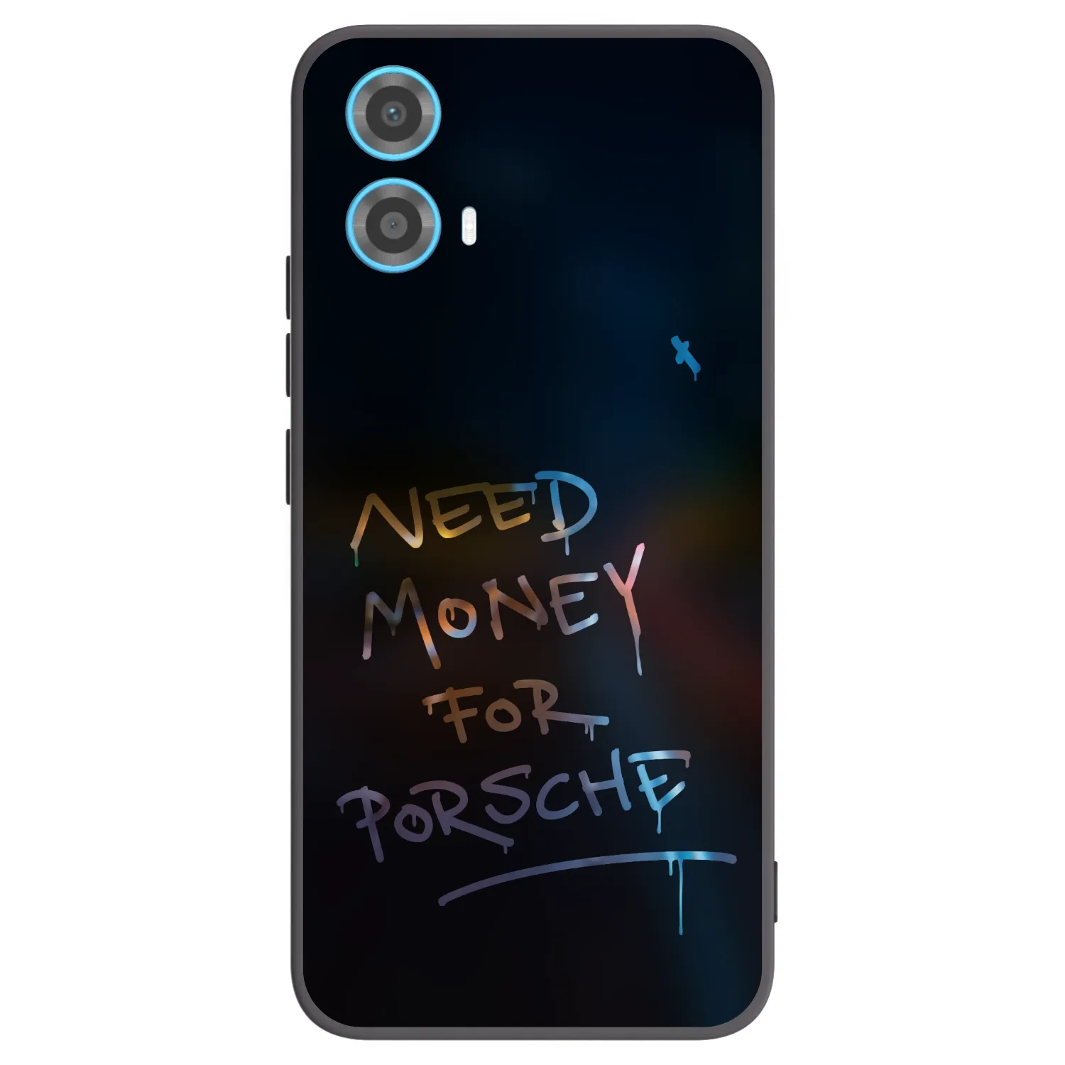 Picasee silikónový čierny obal pre Motorola Moto G34 5G - Neon Nights