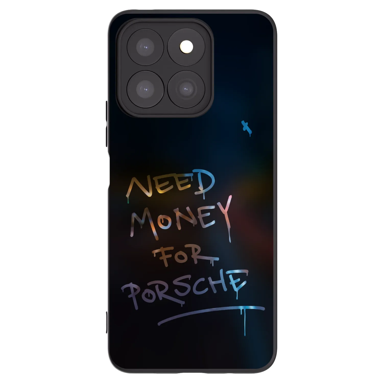 Picasee silikónový čierny obal pre Honor X8c - Neon Nights