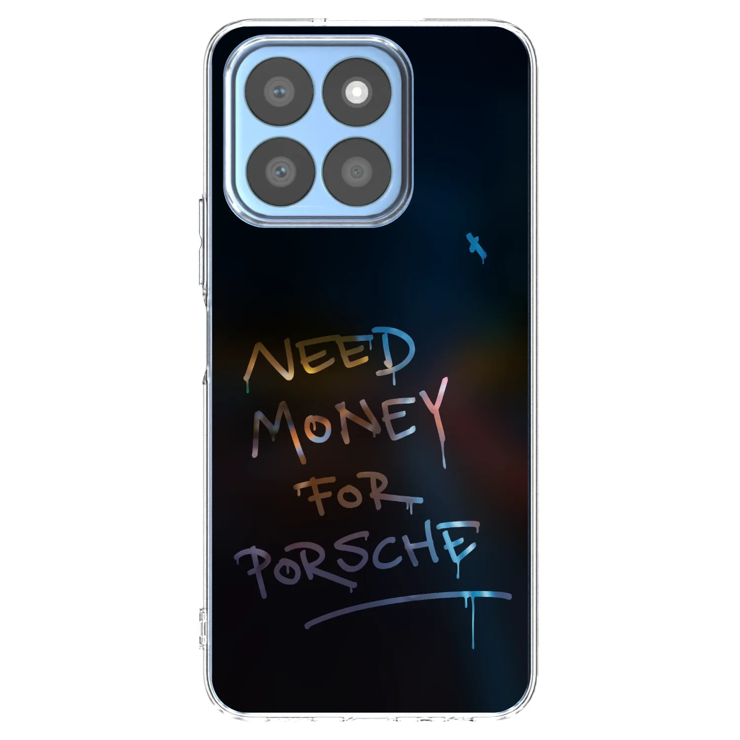 Picasee silikónový prehľadný obal pre Honor X8c - Neon Nights
