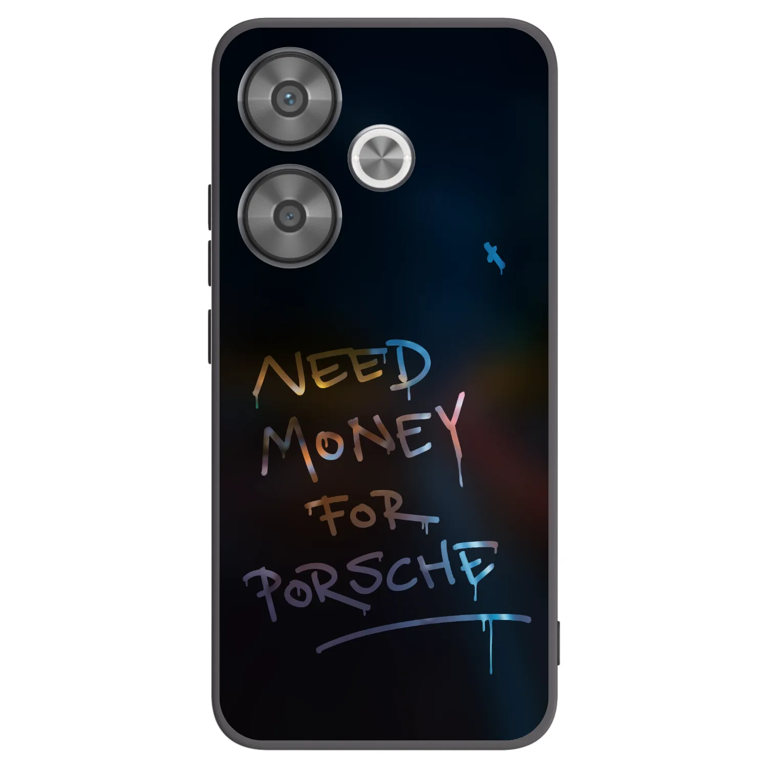 Silikónový čierny obal pre Xiaomi Poco F6 - Neon Nights