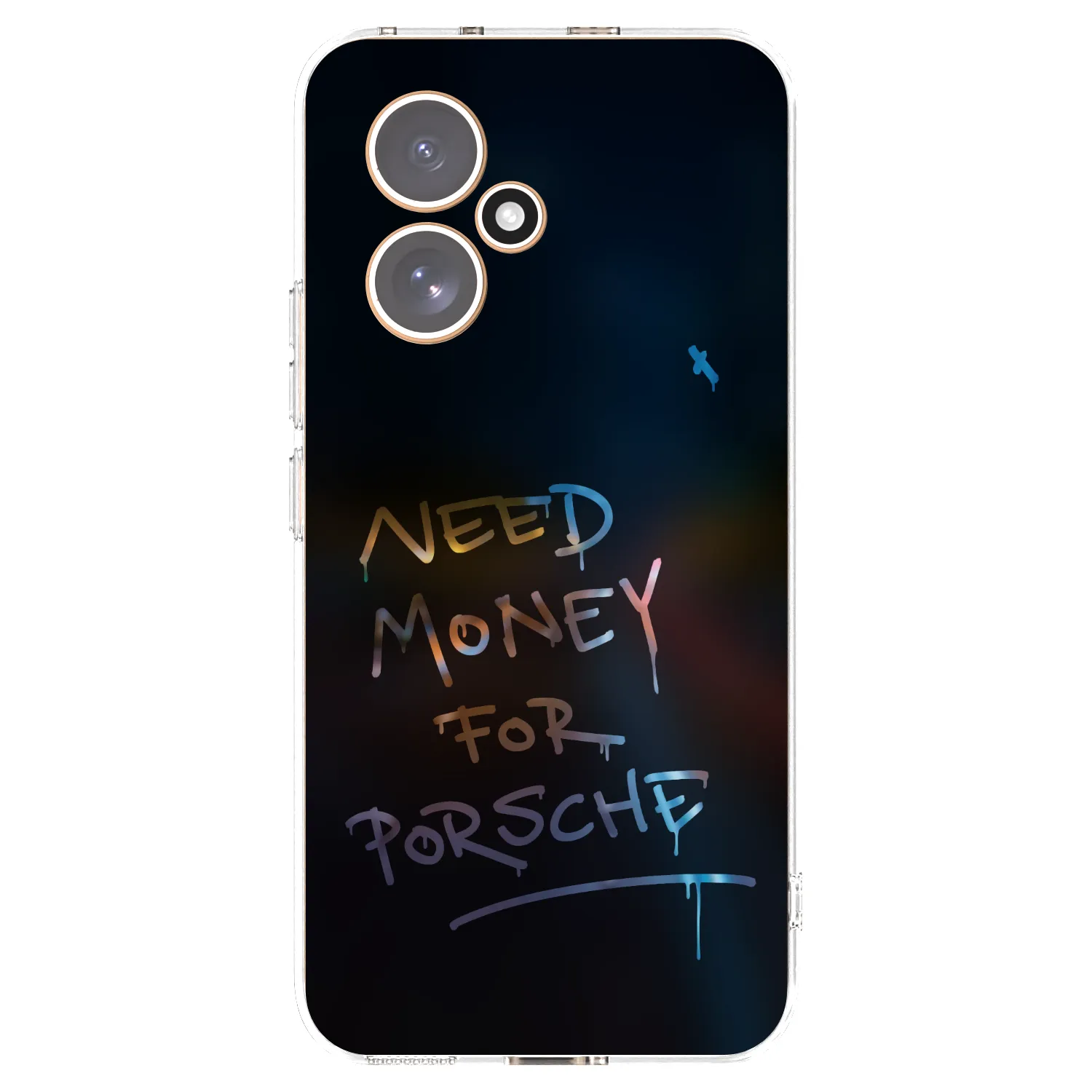 Silikónový prehľadný obal pre Honor 400 5G - Neon Nights