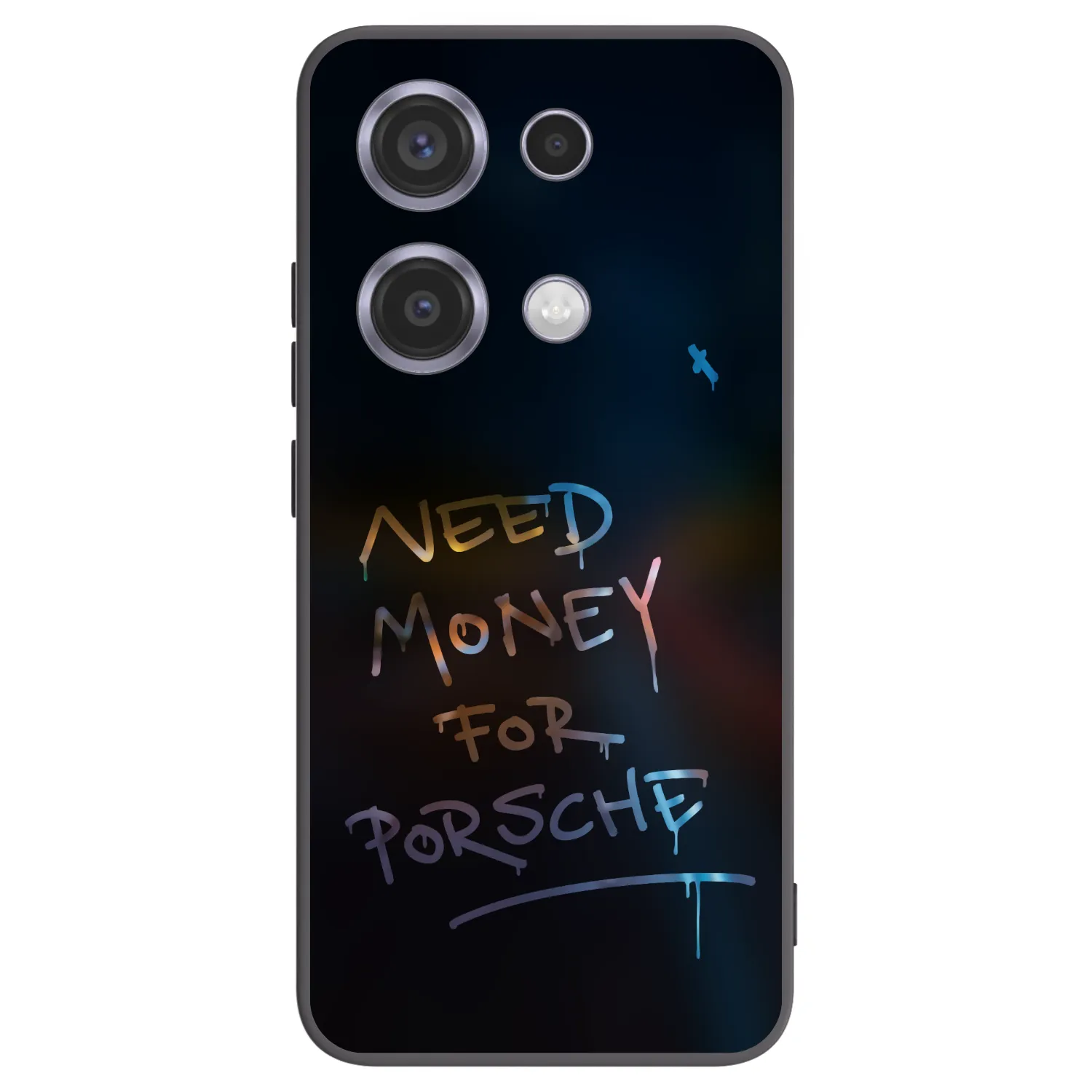 Picasee silikónový čierny obal pre Xiaomi Redmi Note 14S - Neon Nights