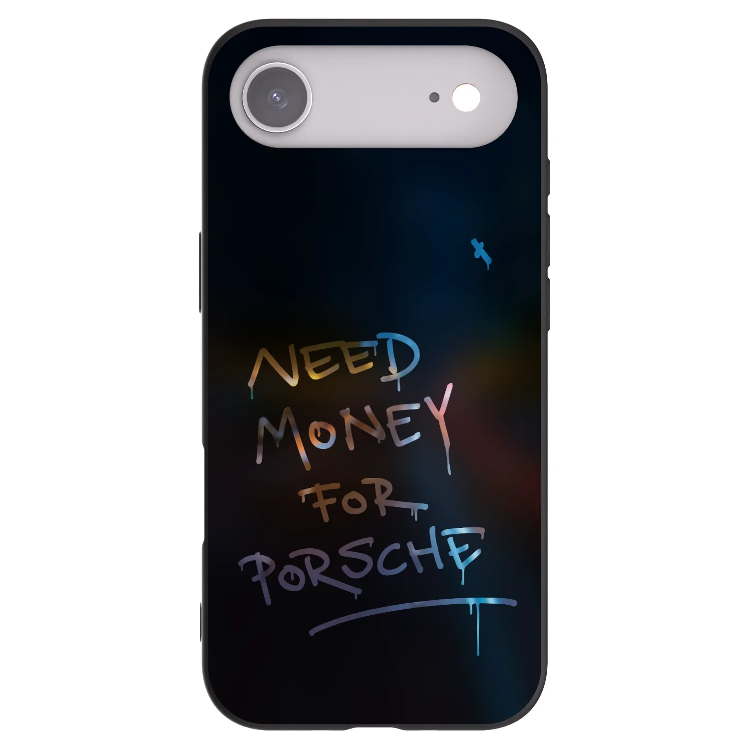Picasee silikónový čierny obal pre Apple iPhone Air - Neon Nights
