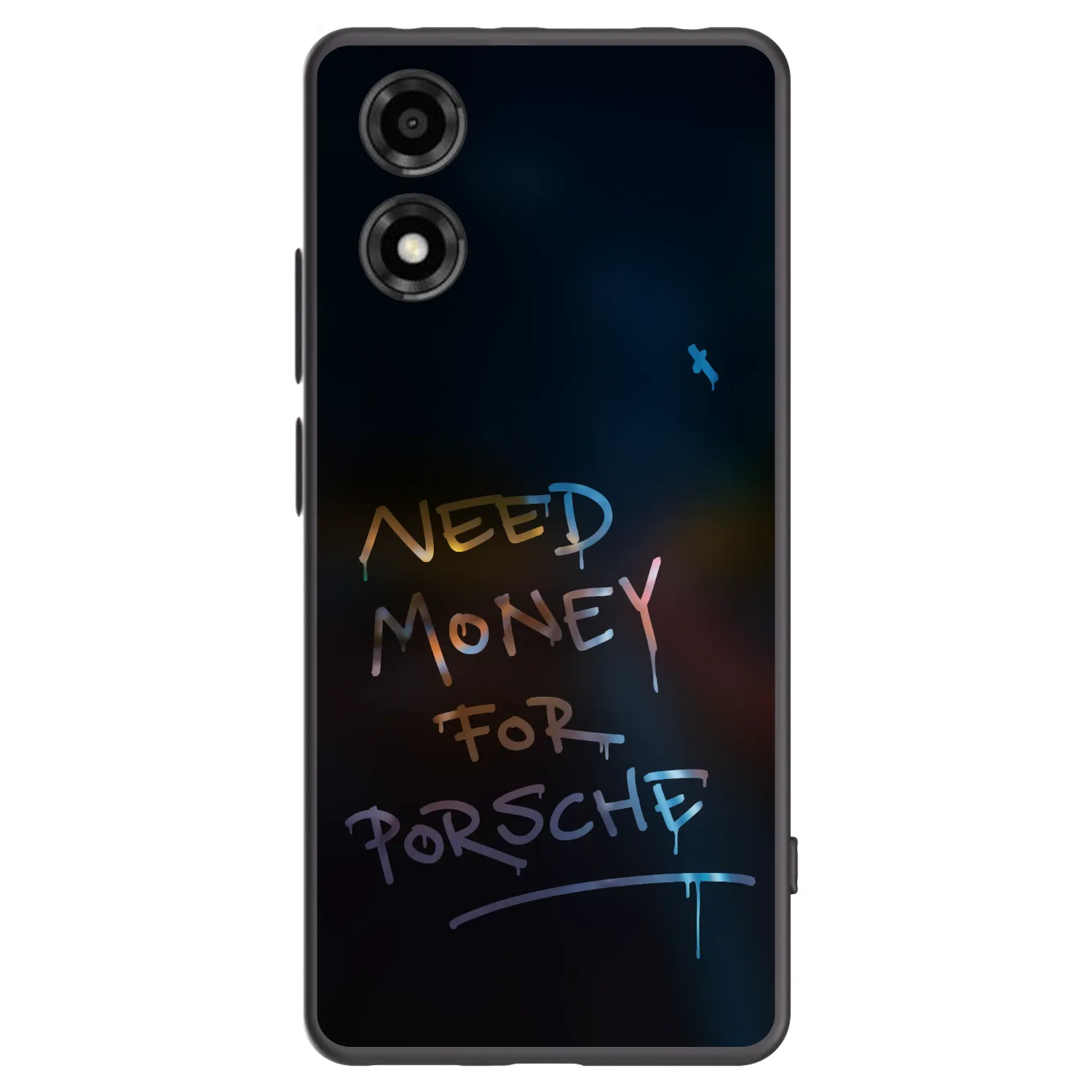 Picasee silikónový čierny obal pre Motorola Moto E14 - Neon Nights