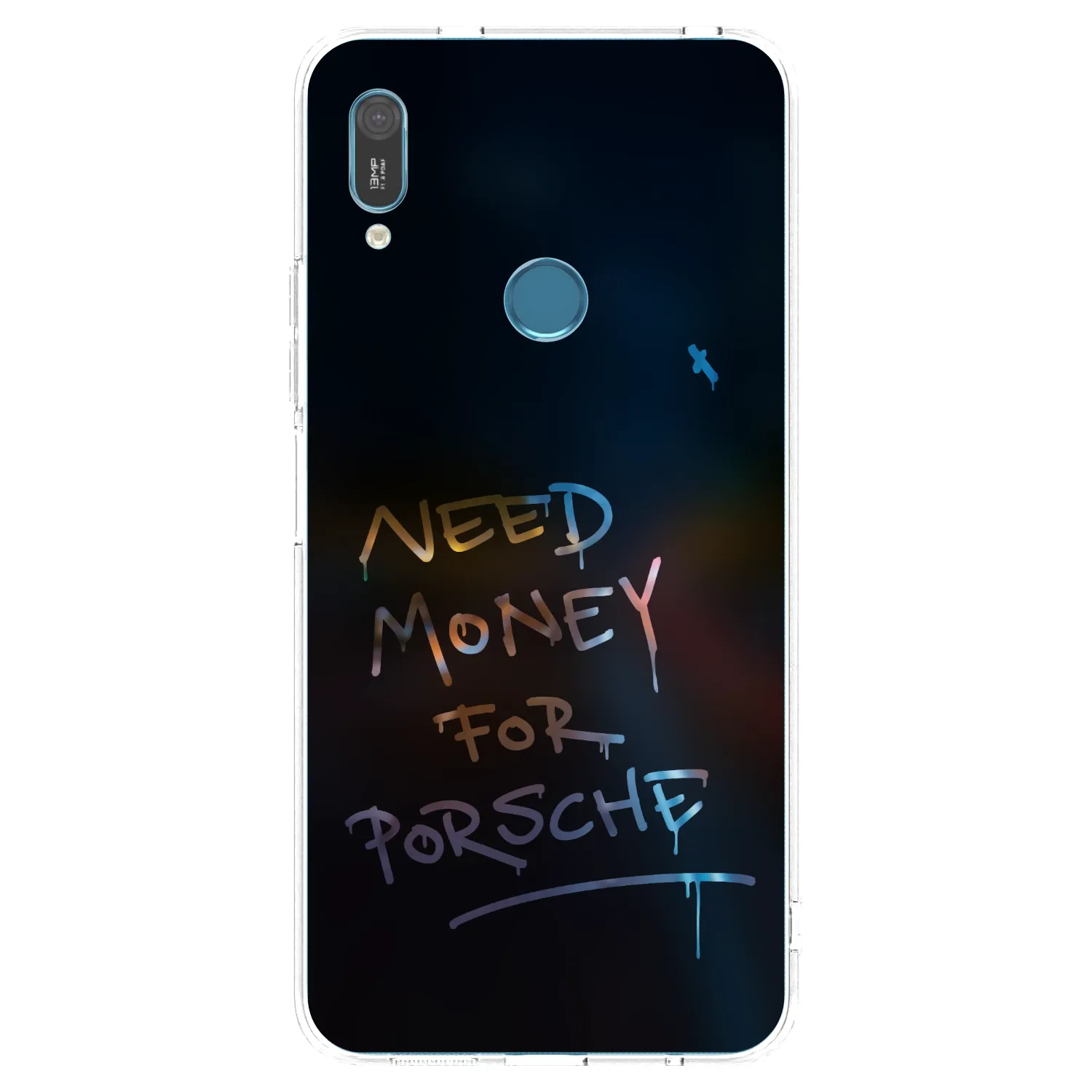 Picasee silikónový prehľadný obal pre Huawei Y6 2019 - Neon Nights