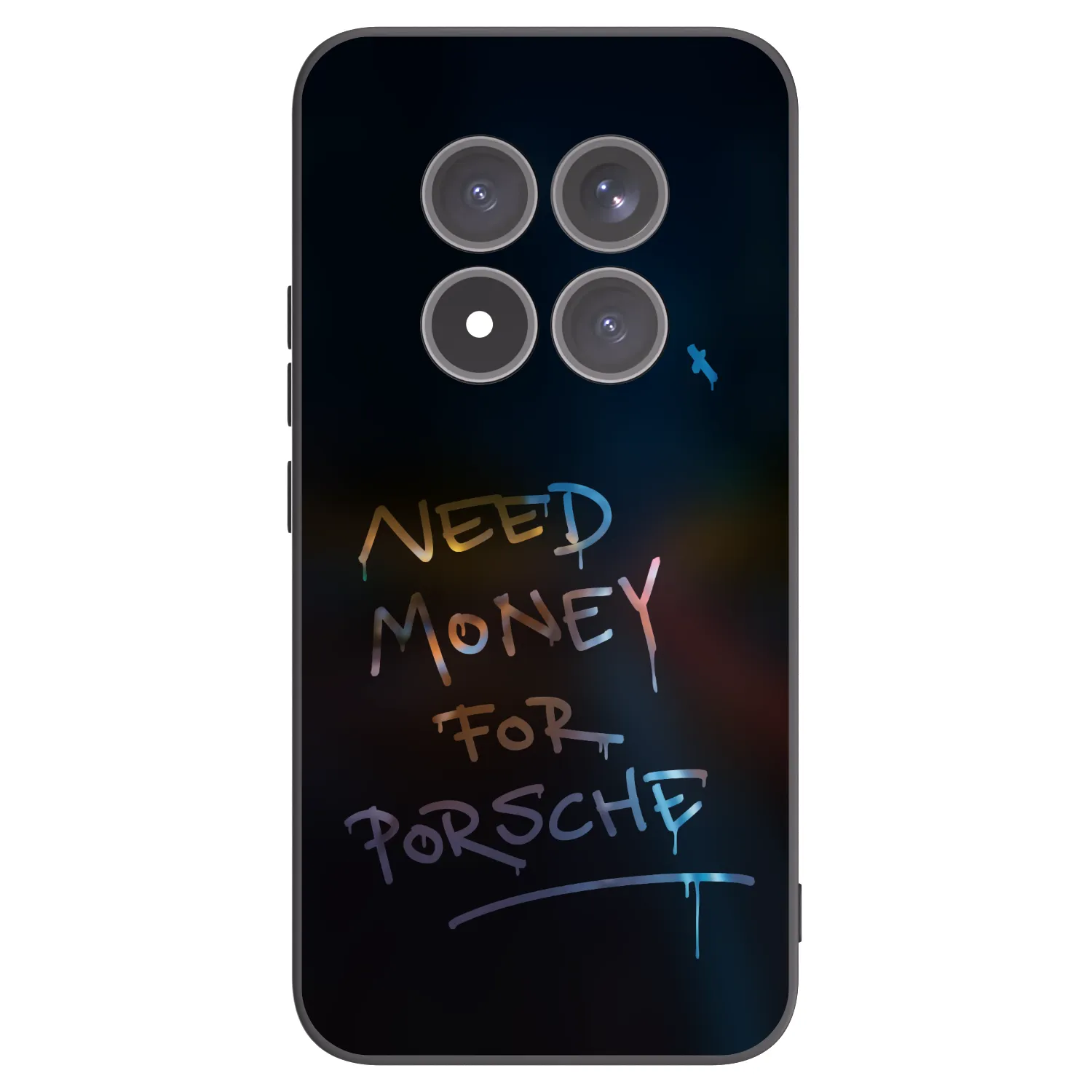 Silikónový čierny obal pre Xiaomi Redmi Note 15 Pro+ - Neon Nights