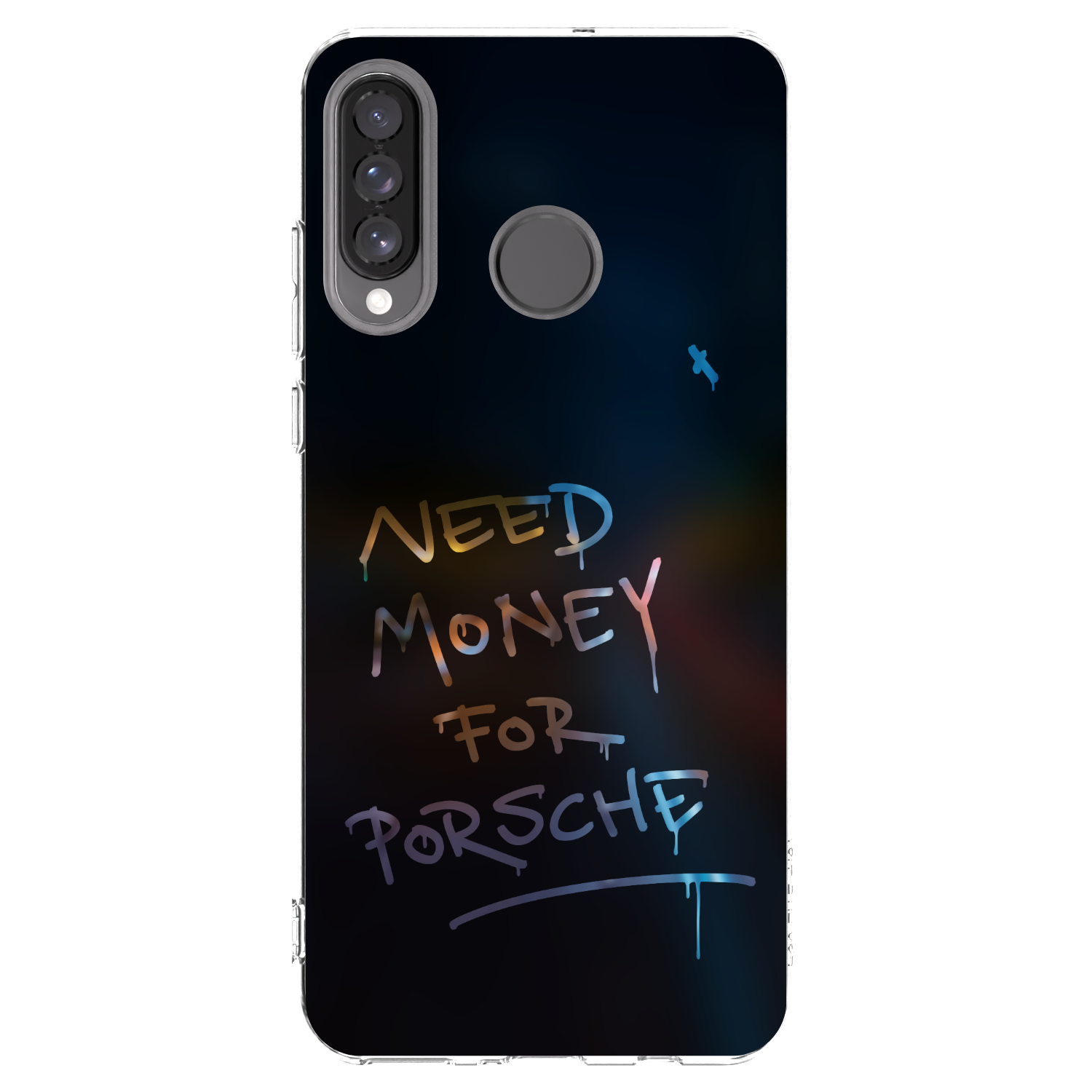 Silikónový prehľadný obal pre Huawei P30 Lite - Neon Nights
