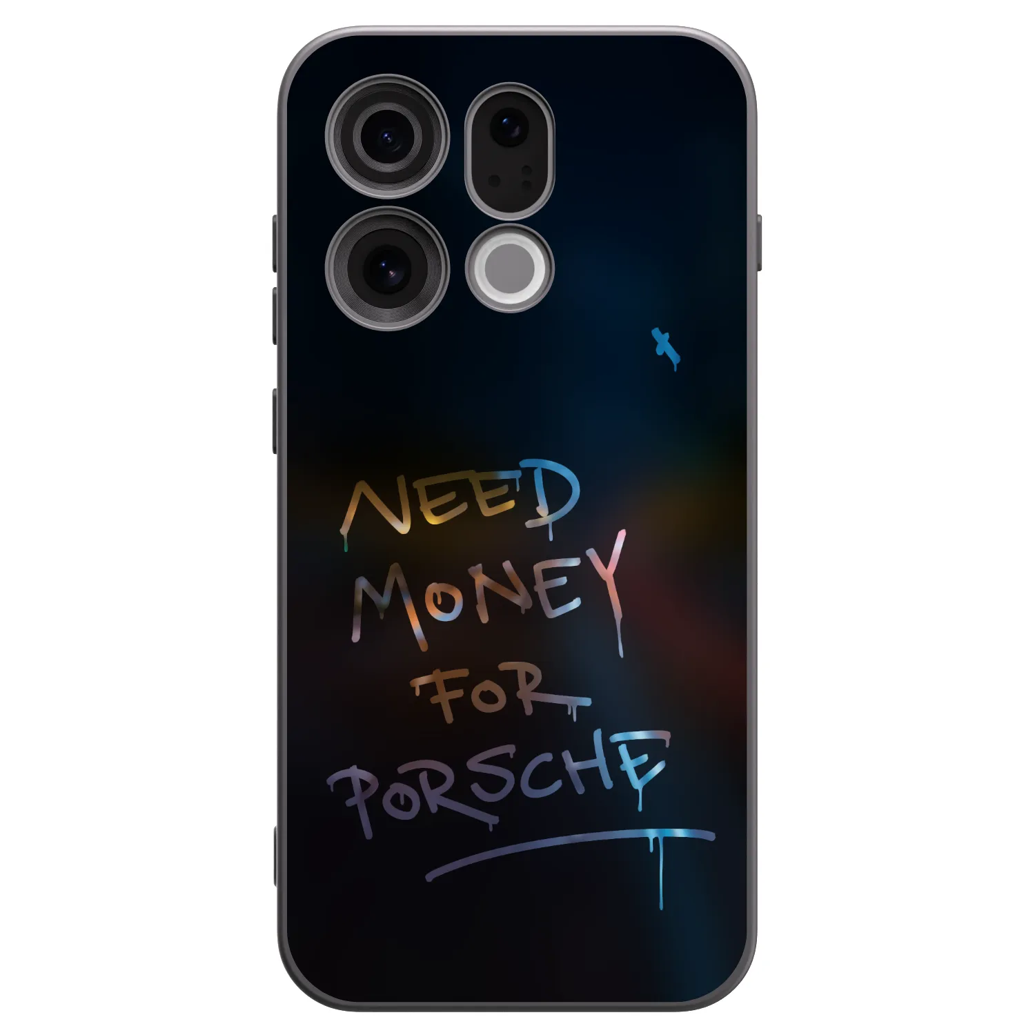 Picasee silikónový čierny obal pre OPPO Find X9 - Neon Nights