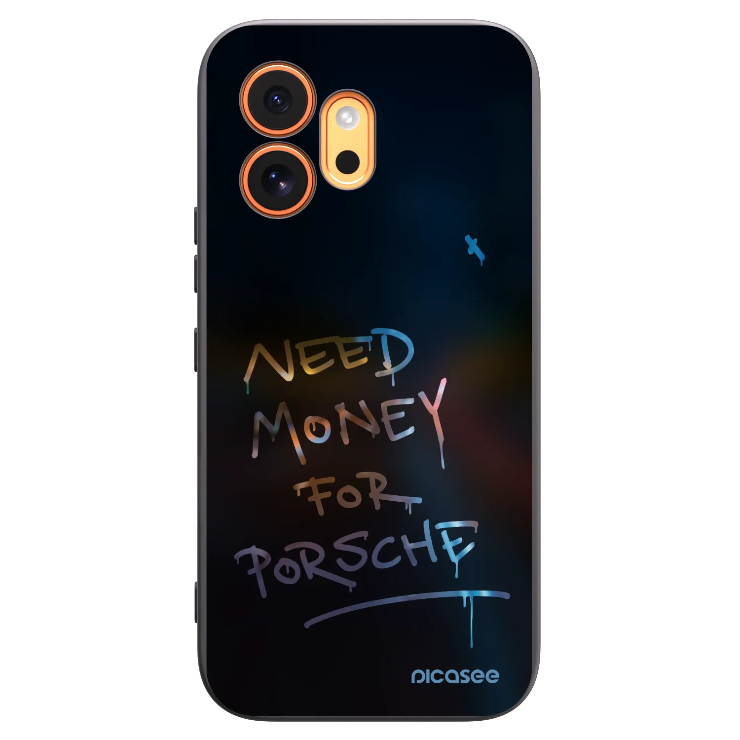 Picasee silikónový čierny obal pre Honor 600 - Neon Nights