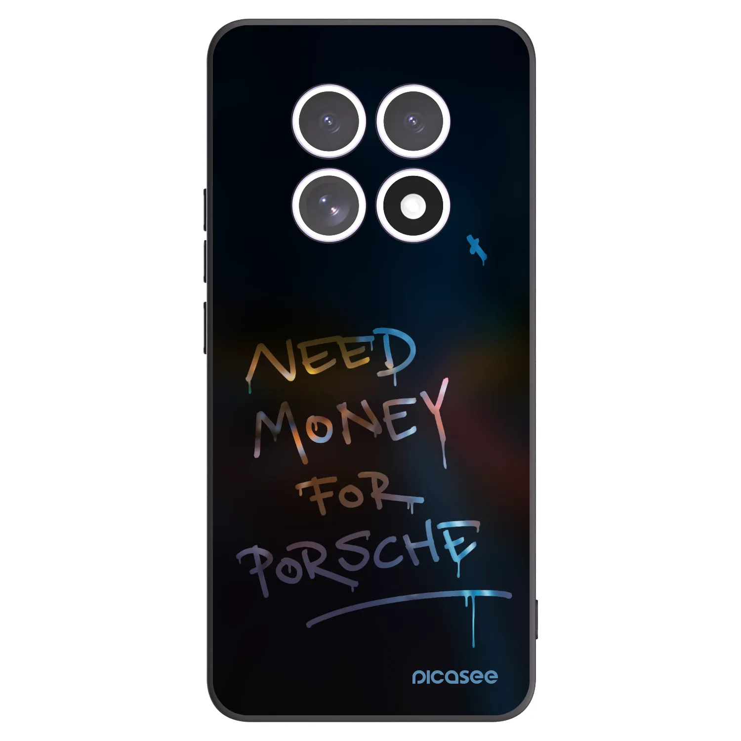 Picasee silikónový čierny obal pre Xiaomi Redmi Note 15 5G - Neon Nights
