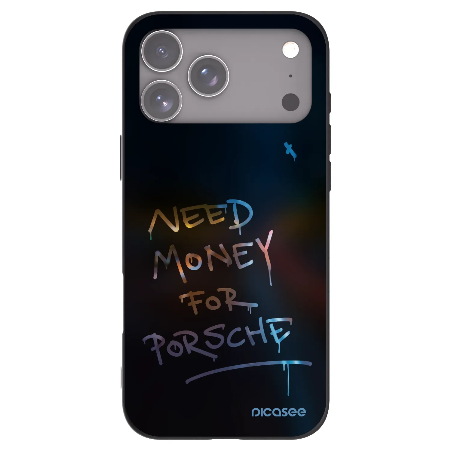 Picasee silikónový čierny obal pre Apple iPhone 18 Pro Max - Neon Nights