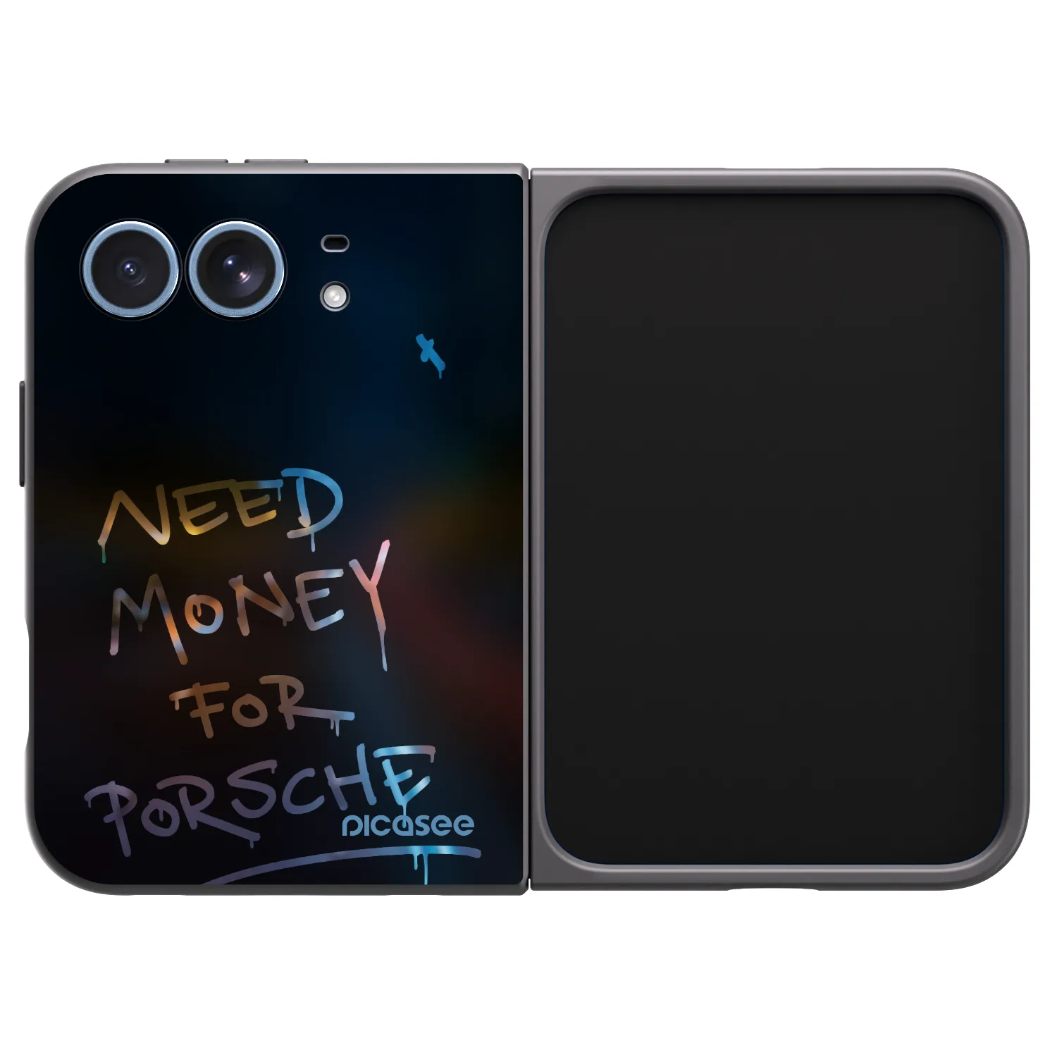 Picasee silikónový čierny obal pre Apple iPhone Ultra - Neon Nights