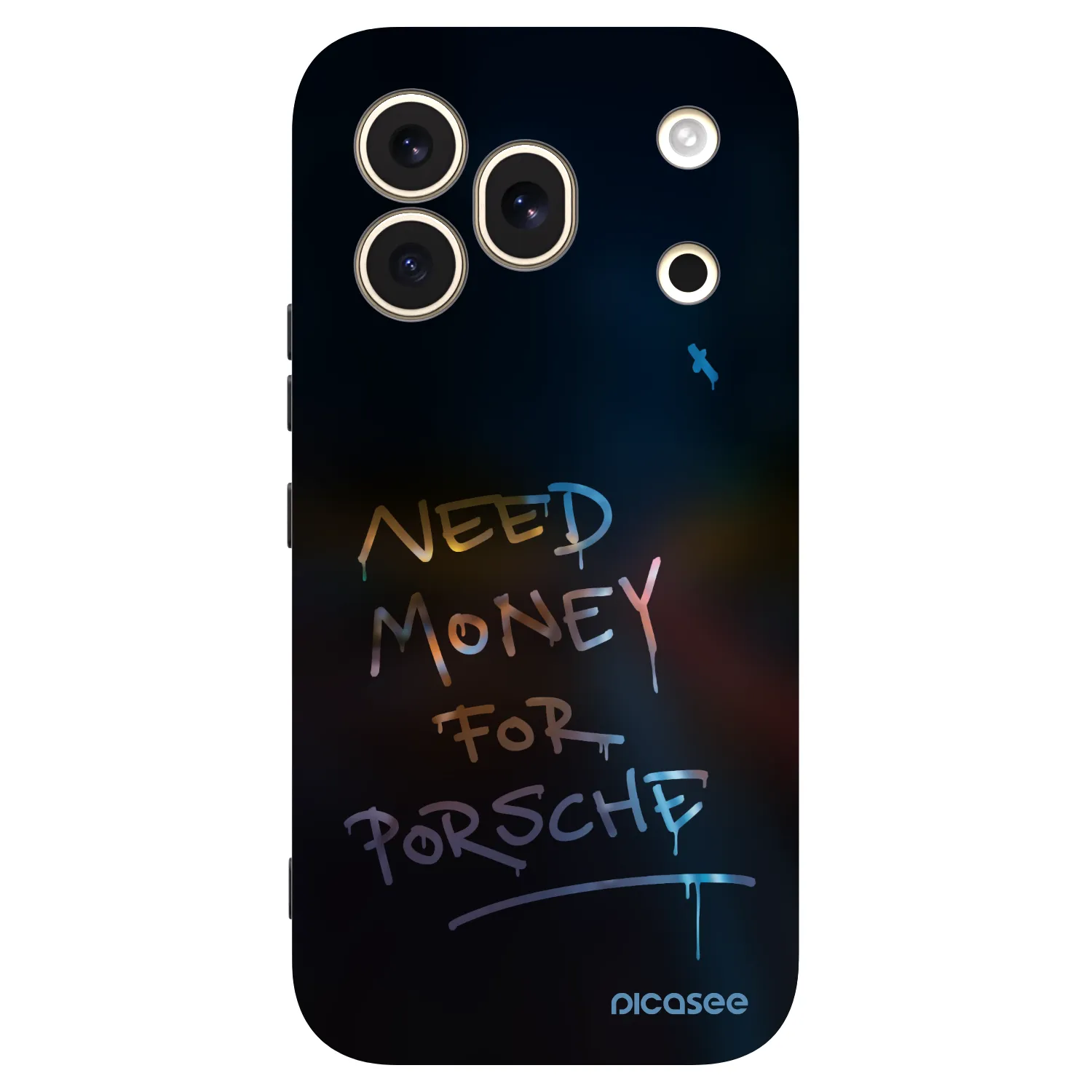 Picasee silikónový čierny obal pre Honor 600 Pro - Neon Nights