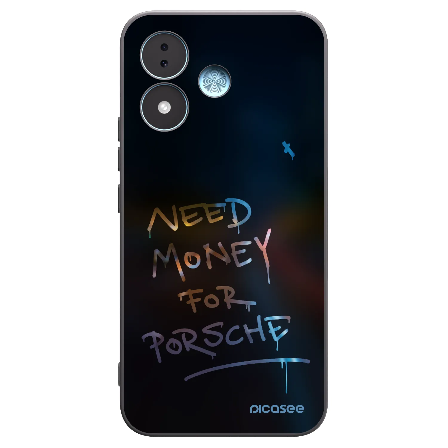 Picasee silikónový čierny obal pre Xiaomi Redmi Note 17 5G - Neon Nights