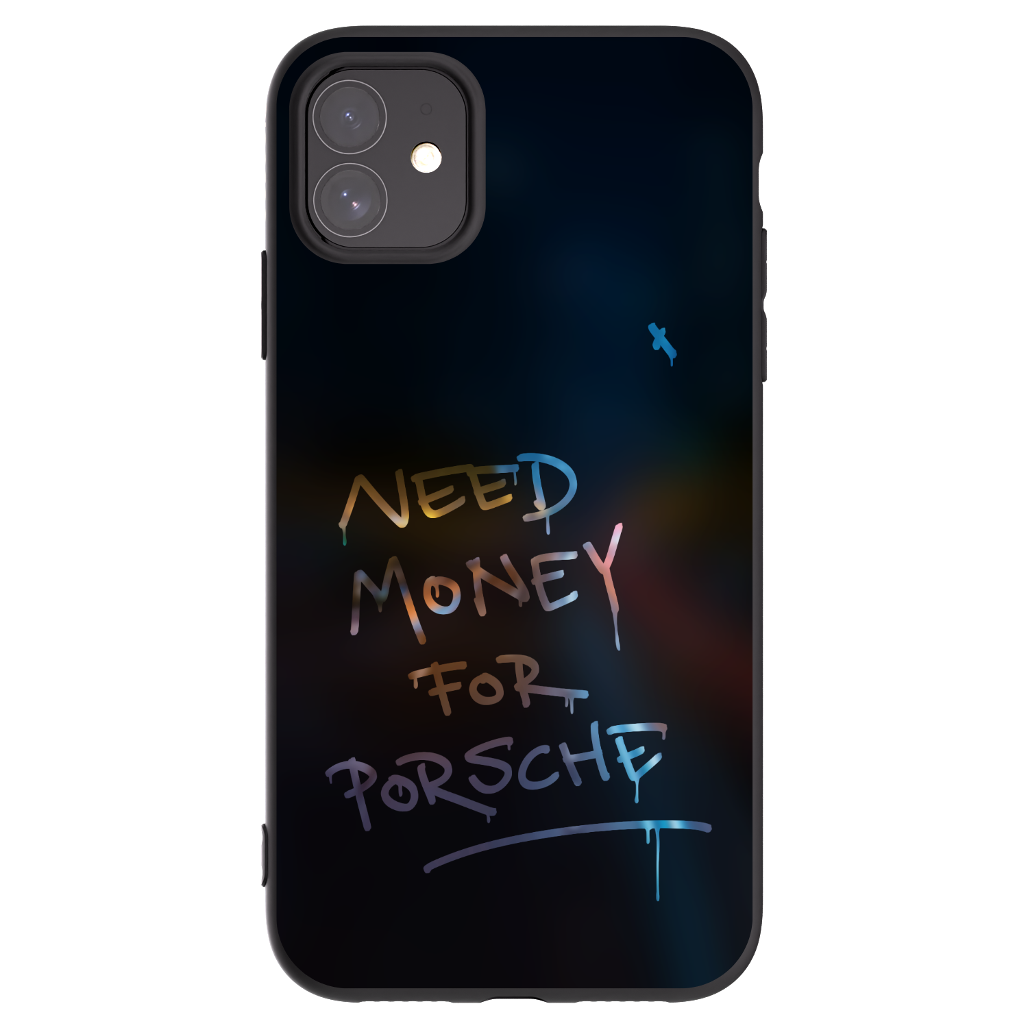 Picasee silikónový čierny obal pre Apple iPhone 11 - Neon Nights