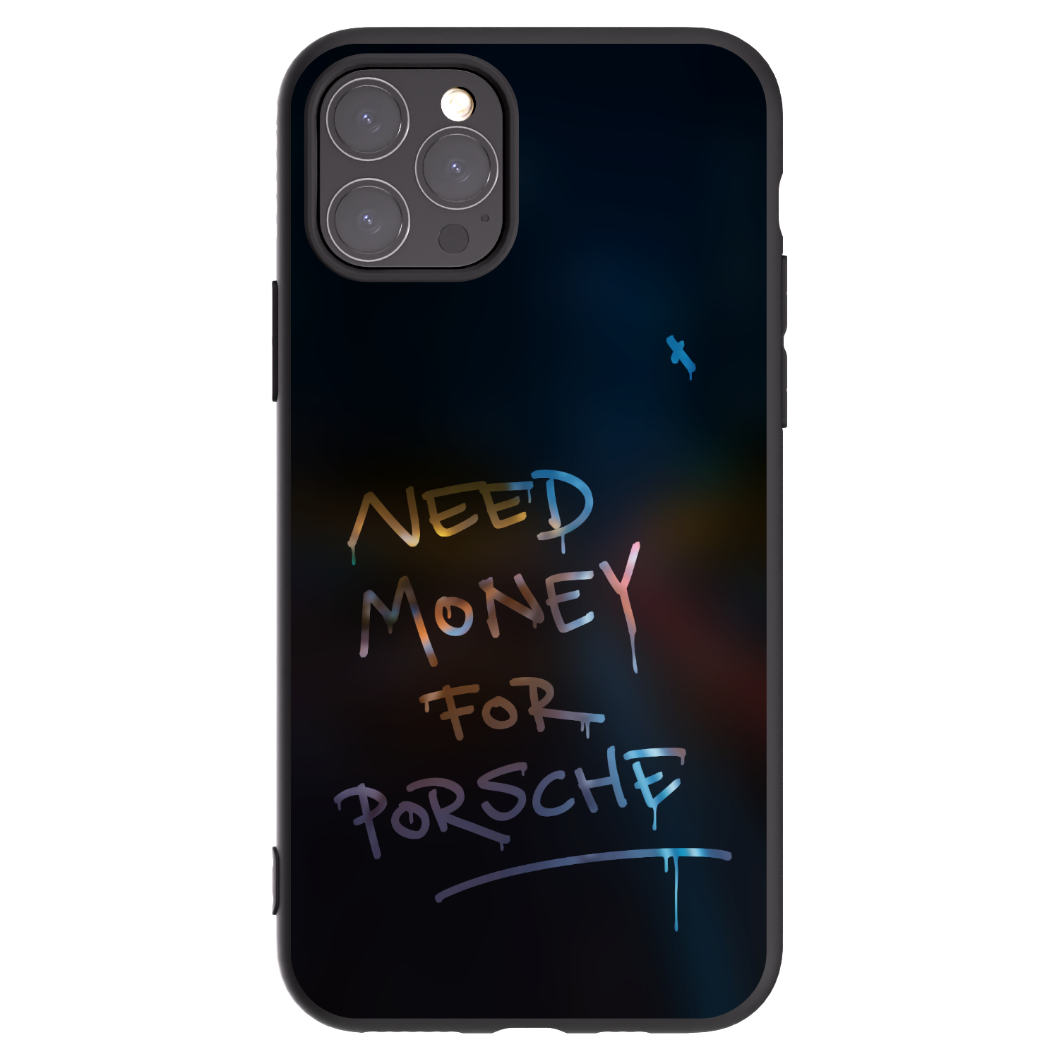 Picasee silikónový čierny obal pre Apple iPhone 11 Pro - Neon Nights