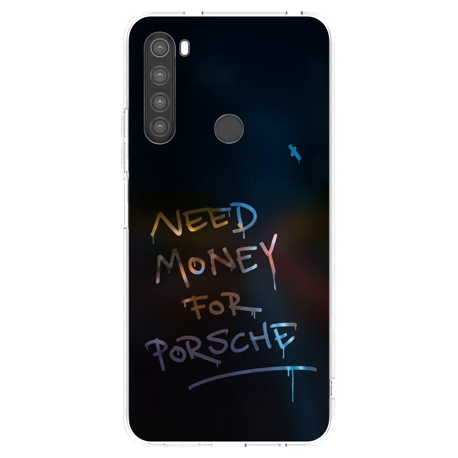 Picasee silikónový prehľadný obal pre Xiaomi Redmi Note 8 - Neon Nights