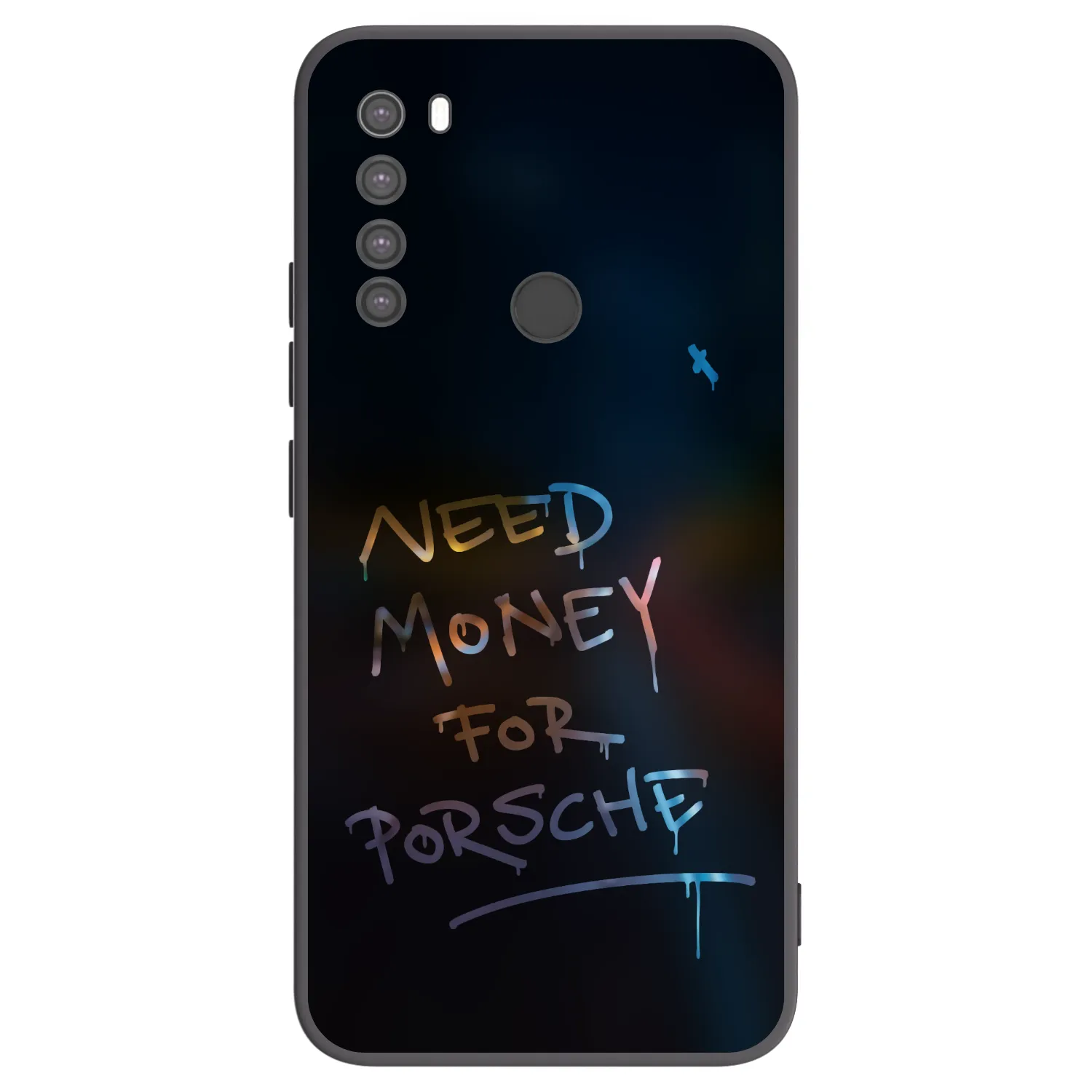 Picasee silikónový čierny obal pre Xiaomi Redmi Note 8 - Neon Nights