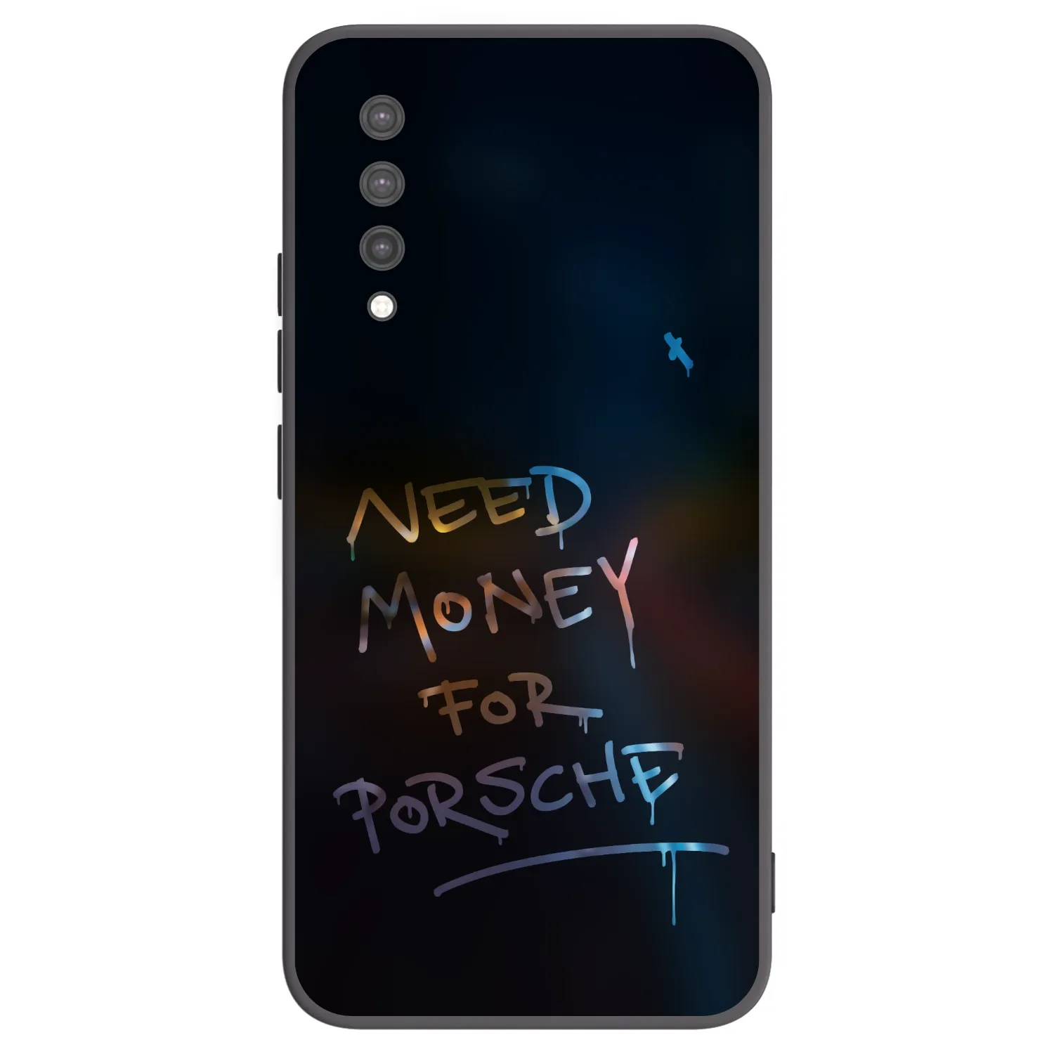 Silikónový čierny obal pre Xiaomi Mi 9 Lite - Neon Nights