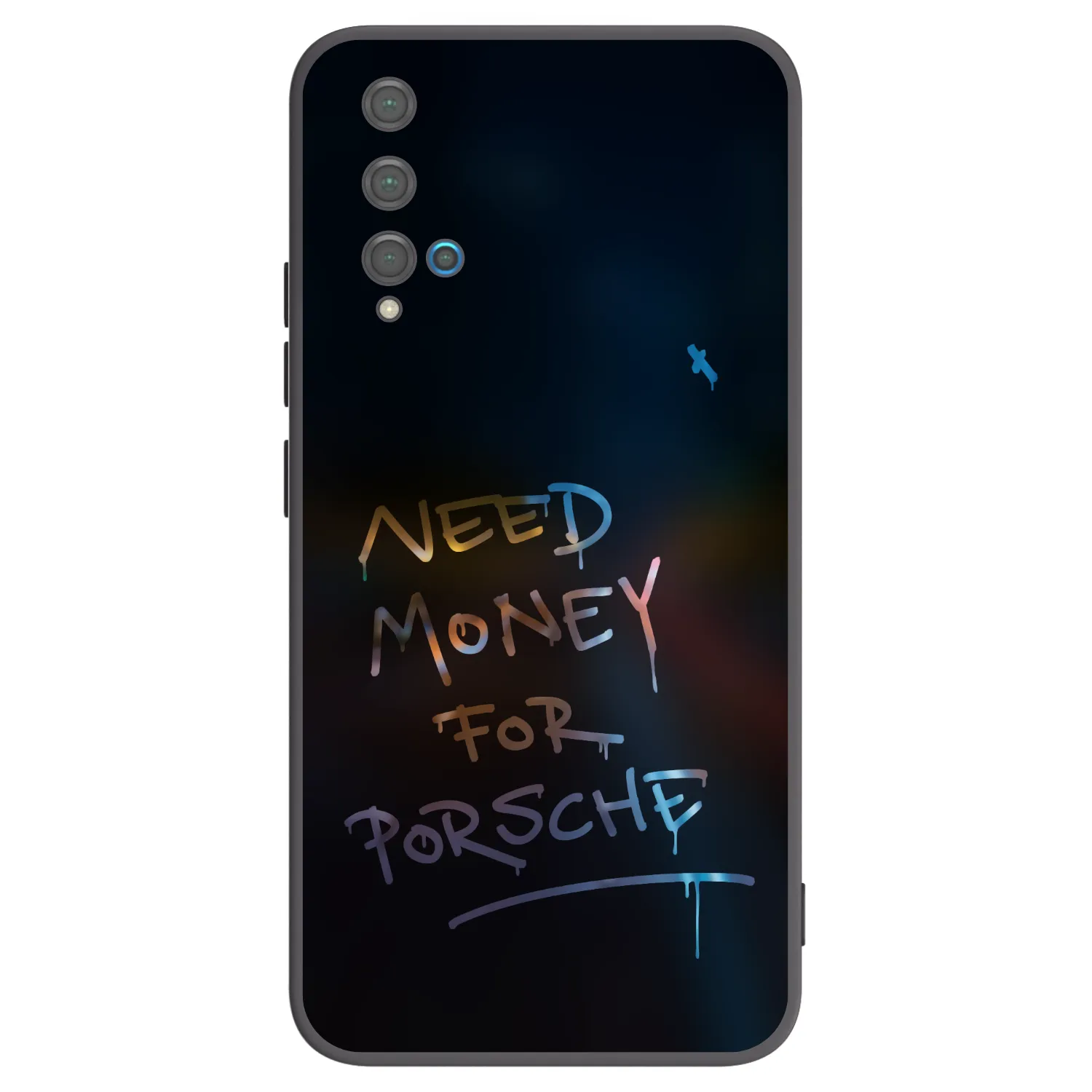 Picasee silikónový čierny obal pre Huawei Nova 5T - Neon Nights