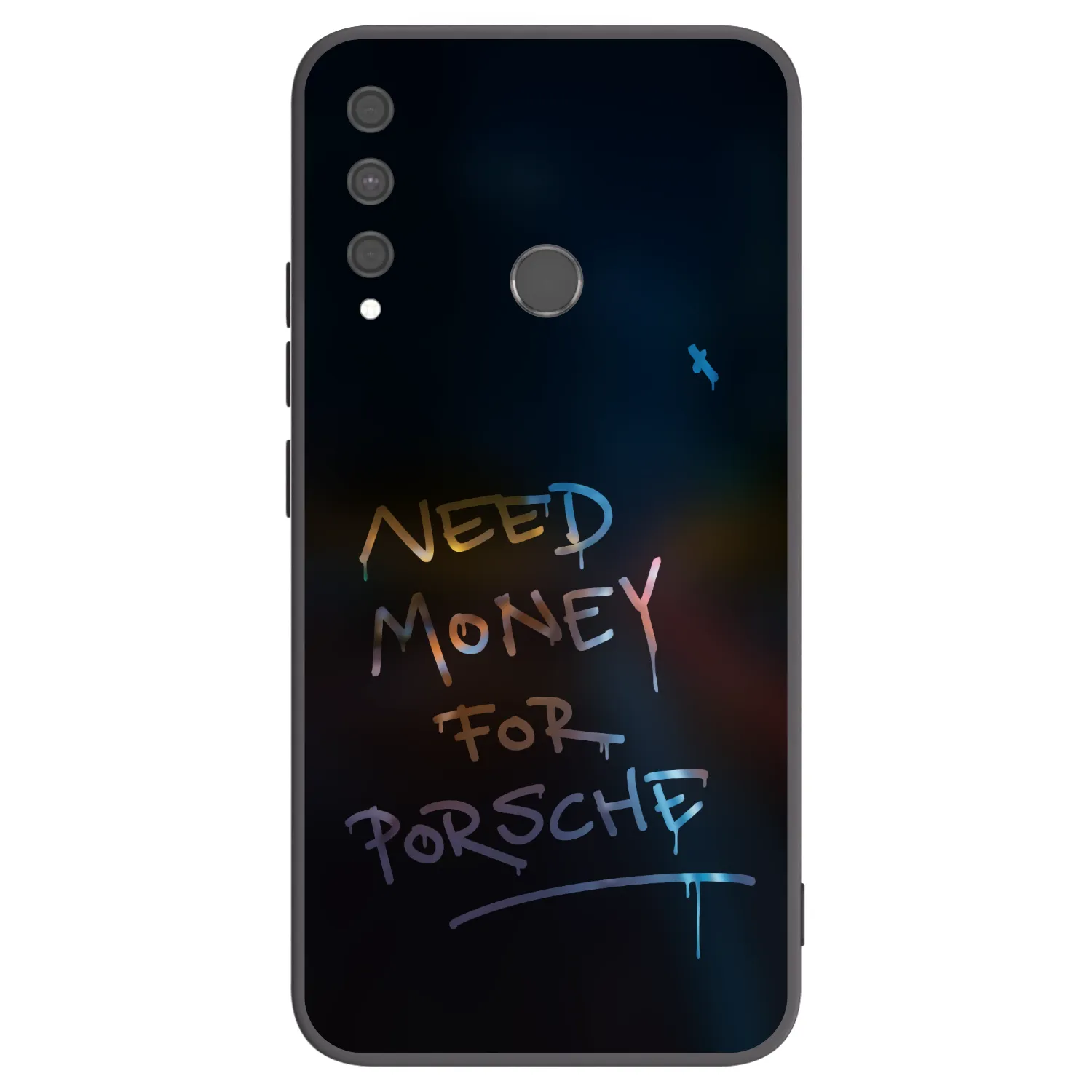 Picasee silikónový čierny obal pre Huawei P40 Lite E - Neon Nights