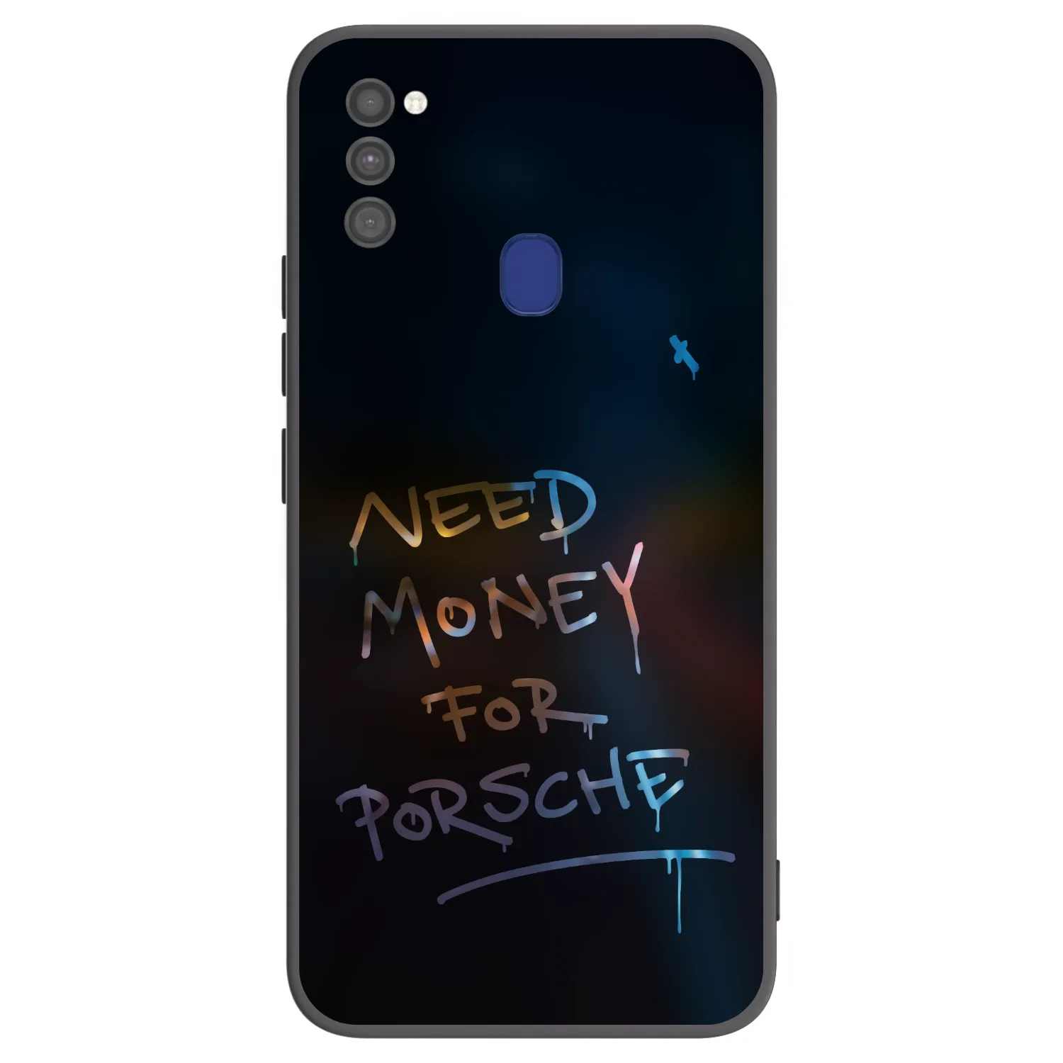 Picasee silikónový čierny obal pre Samsung Galaxy M21 M215F - Neon Nights
