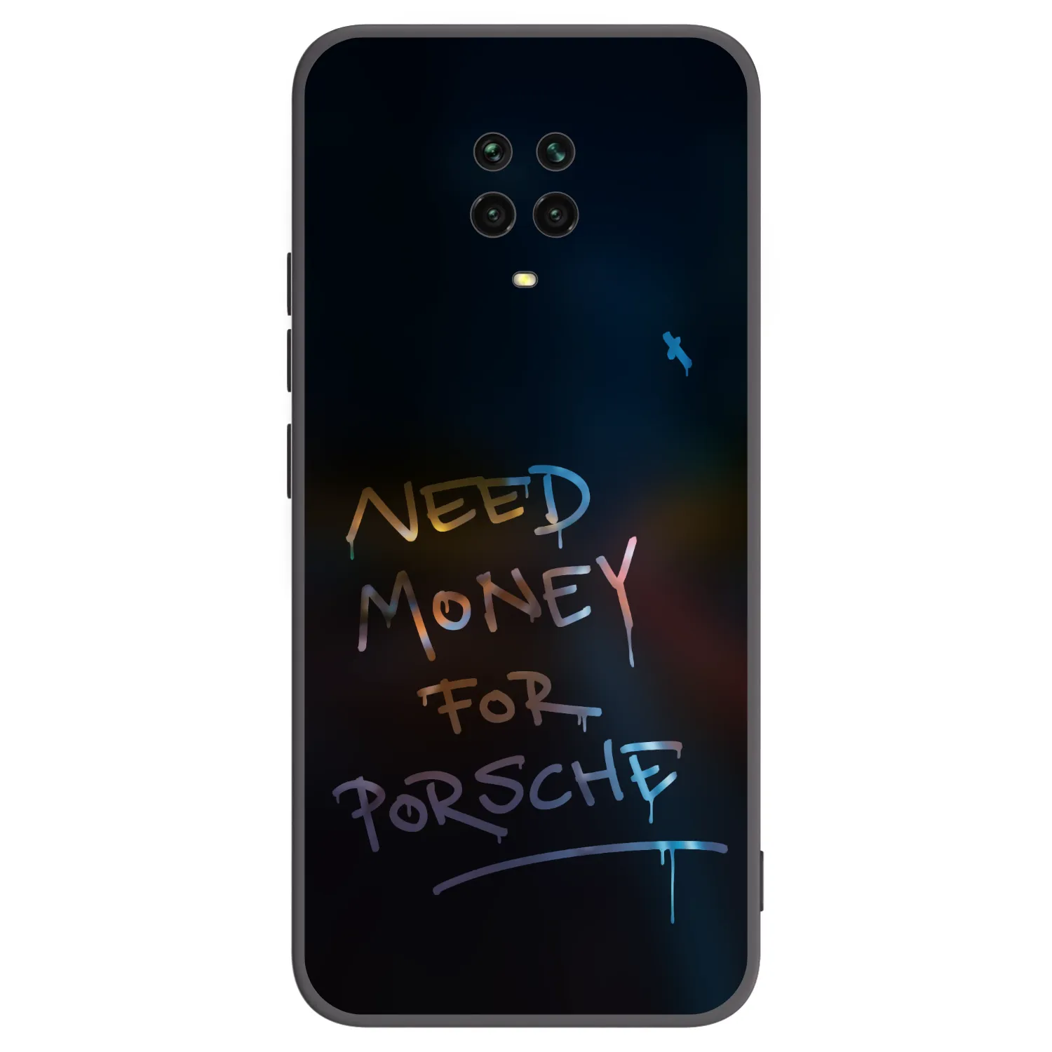 Picasee silikónový čierny obal pre Xiaomi Redmi Note 9S - Neon Nights