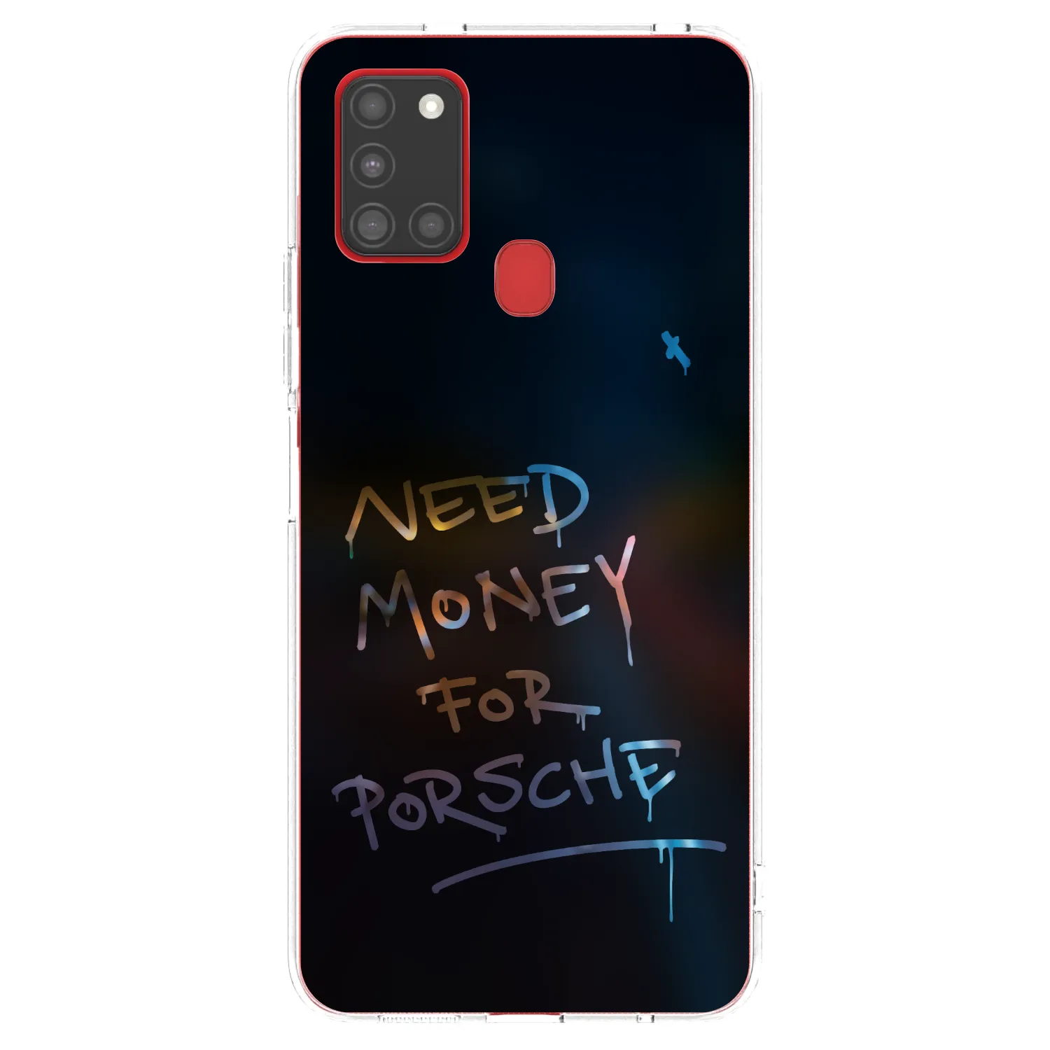 Picasee silikónový prehľadný obal pre Samsung Galaxy A21s - Neon Nights