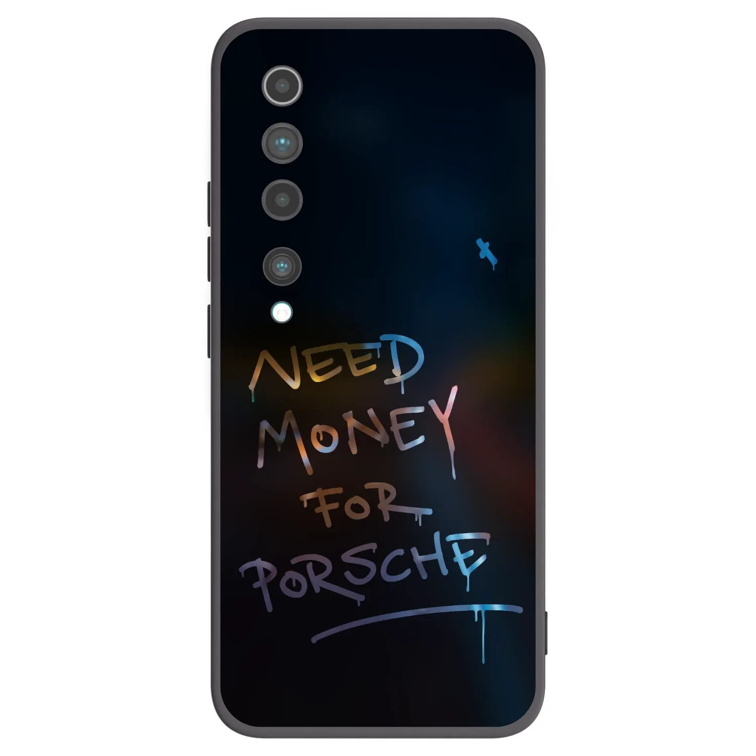 Picasee silikónový čierny obal pre Xiaomi Mi 10 - Neon Nights