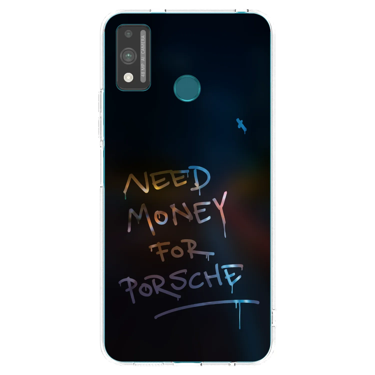 Picasee silikónový prehľadný obal pre Honor 9X Lite - Neon Nights