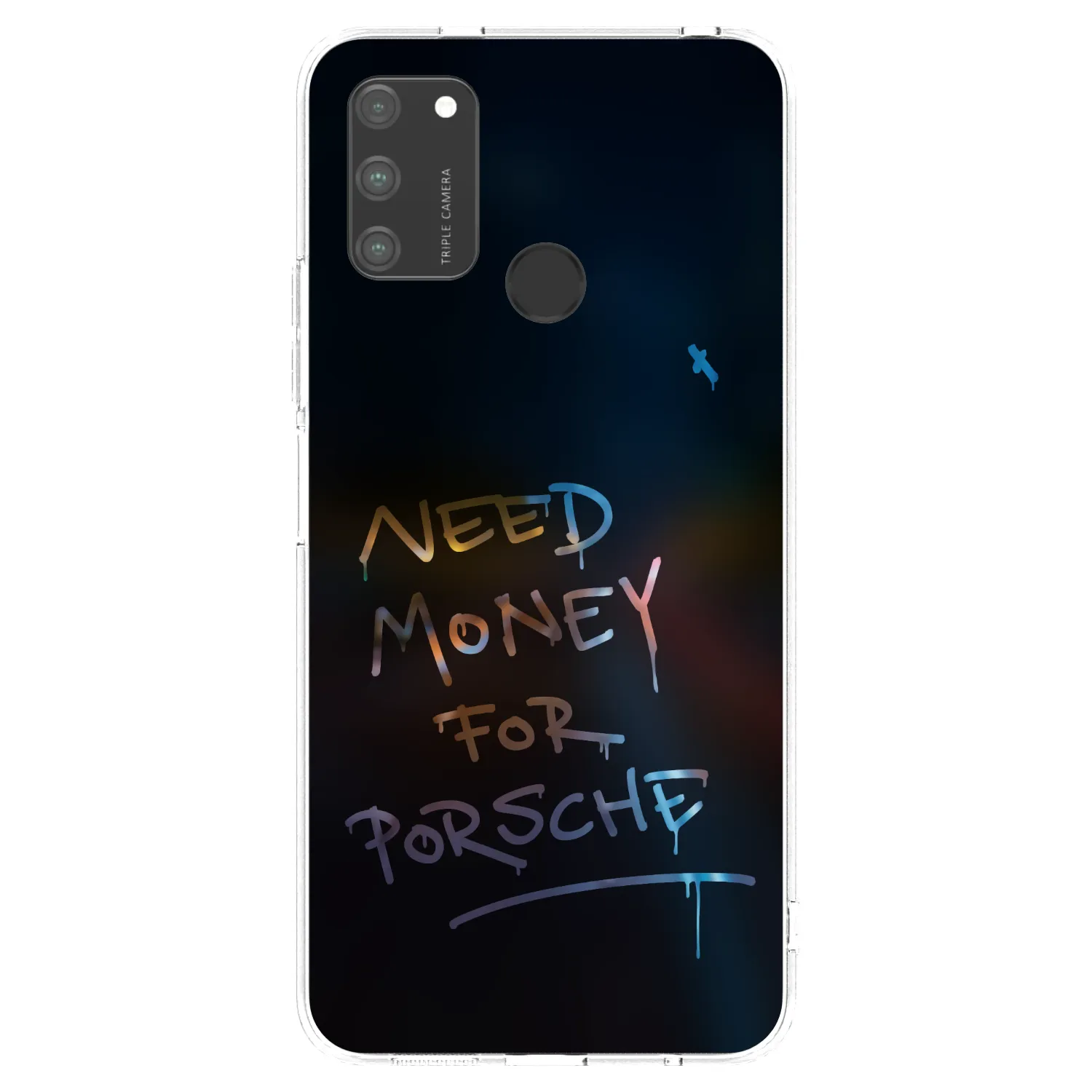 Picasee silikónový prehľadný obal pre Honor 9A - Neon Nights