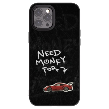 Picasee silikónový čierny obal pre Apple iPhone 12 Pro Max - Track Mode