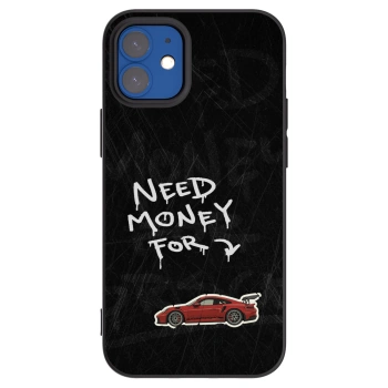 Picasee silikónový čierny obal pre Apple iPhone 12 mini - Track Mode