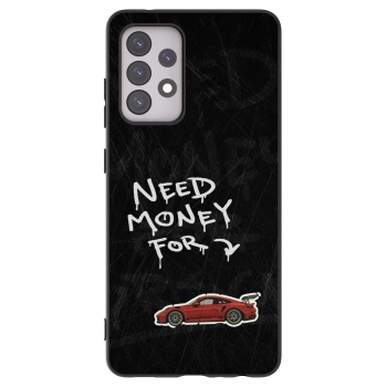 Picasee silikónový čierny obal pre Samsung Galaxy A52 5G A525F - Track Mode