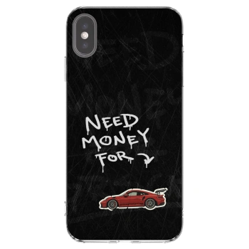 Picasee silikónový prehľadný obal pre Apple iPhone XS Max - Track Mode
