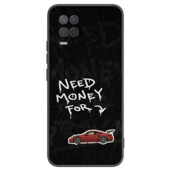 Picasee silikónový čierny obal pre Realme 8 5G - Track Mode