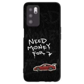 Picasee silikónový čierny obal pre OPPO A16s - Track Mode