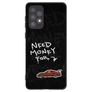 Picasee silikónový čierny obal pre Samsung Galaxy A73 5G - Track Mode