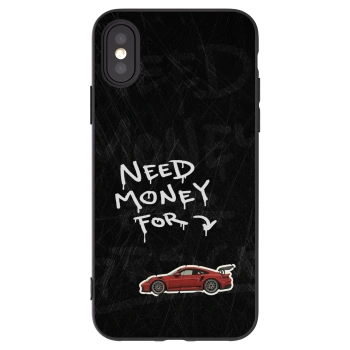 Picasee silikónový čierny obal pre Apple iPhone X/XS - Track Mode