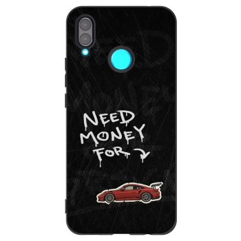 Picasee silikónový čierny obal pre Huawei Nova 3 - Track Mode